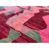 Colorful maroon Moroccan rug with abstract design - Kantara | Moroccan Rugs