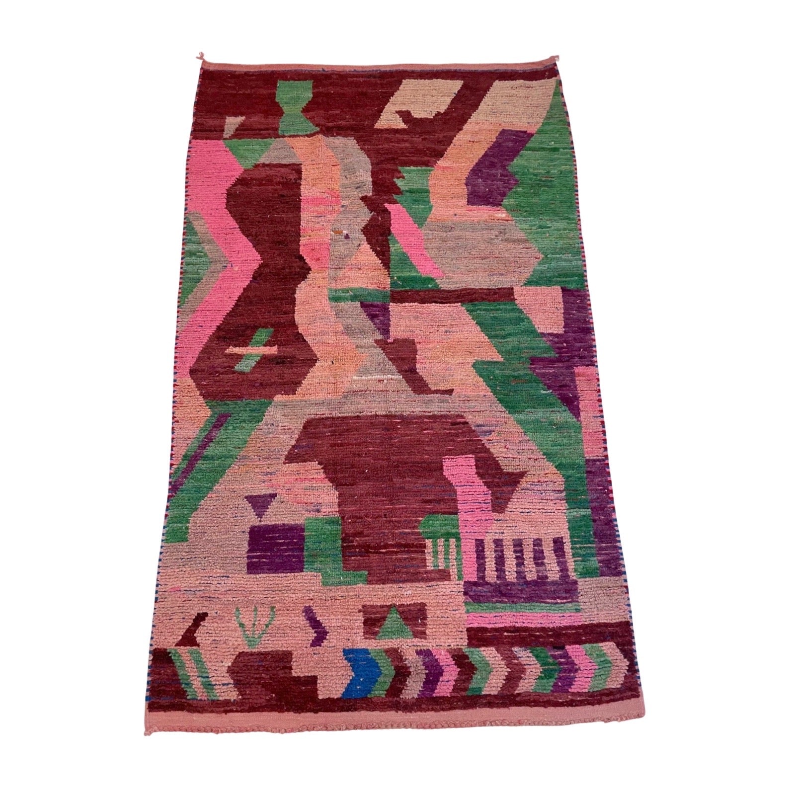 Vintage red Moroccan area rug - Kantara | Moroccan Rugs