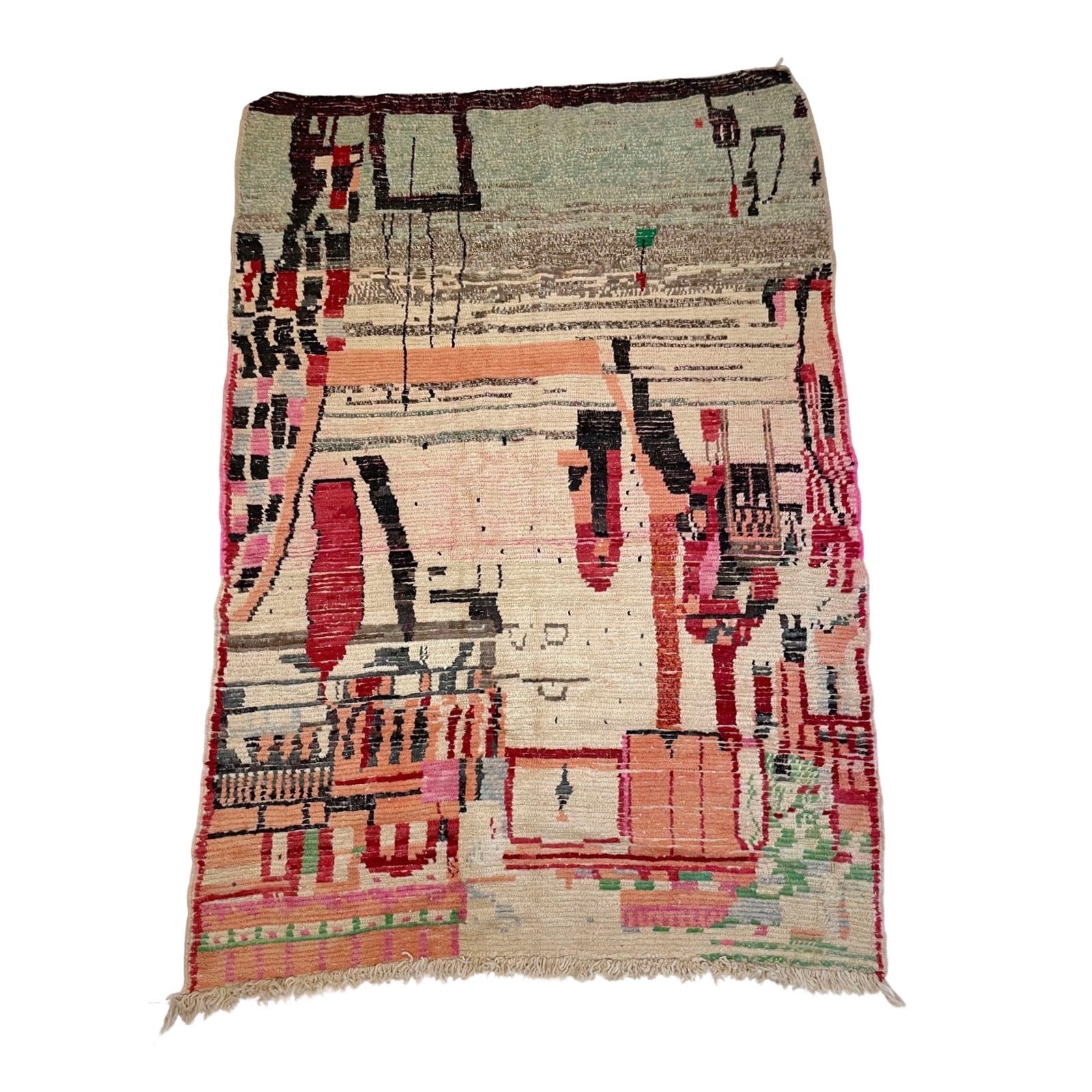 Vintage colorful Moroccan area rug - Kantara | Moroccan Rugs