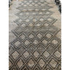 Black and white Moroccan Zanafi throw rug - Kantara | Moroccan Rugs
