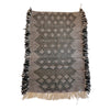 Black and white Moroccan throw rug - Kantara | Moroccan Rugs