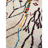 Handwoven white Moroccan entryway rug - Kantara | Moroccan Rugs