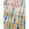 Contemporary white Azilal style Moroccan bedroom rug - Kantara | Moroccan Rugs