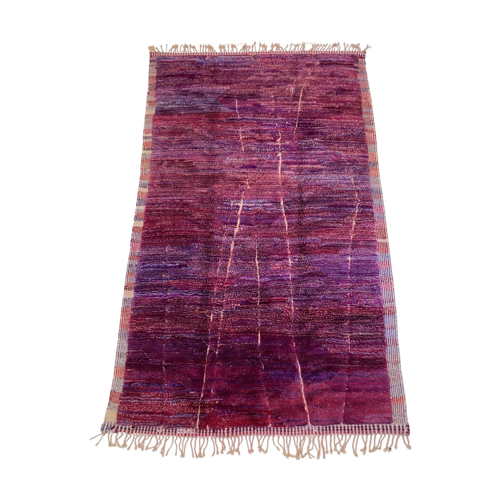 Pink and purple Moroccan Beni Mrirt rug - Kantara | Moroccan Rugs