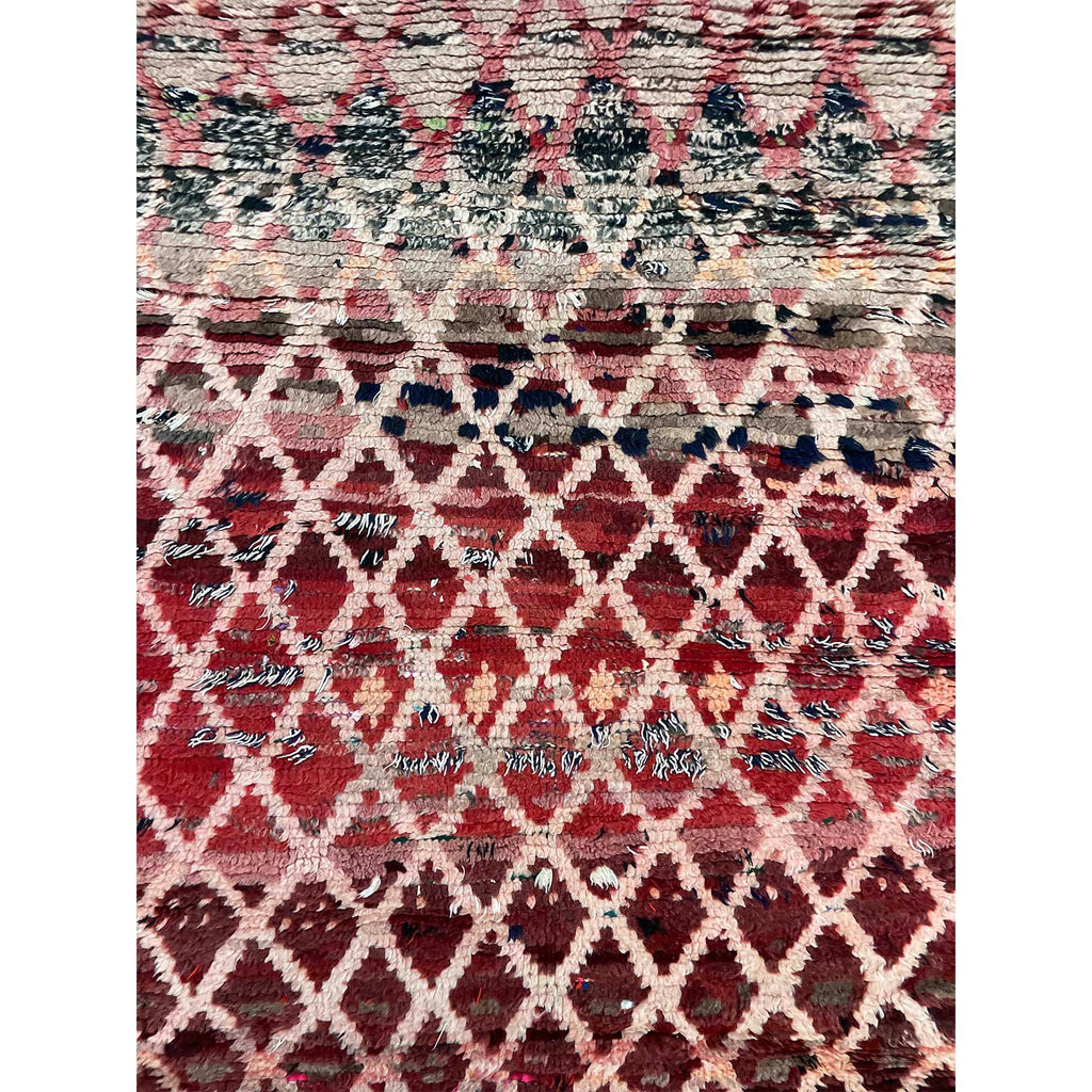 Vintage handwoven pink wool Moroccan rug - Kantara | Moroccan Rugs