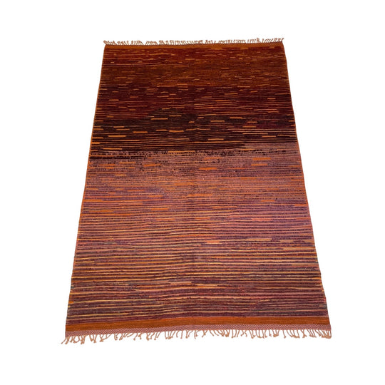 Purple orange and red Moroccan area rug - Kantara | Moroccan Rugs