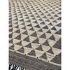 Contemporary Moroccan area rug in gray and white - Kantara | Moroccan Rugs