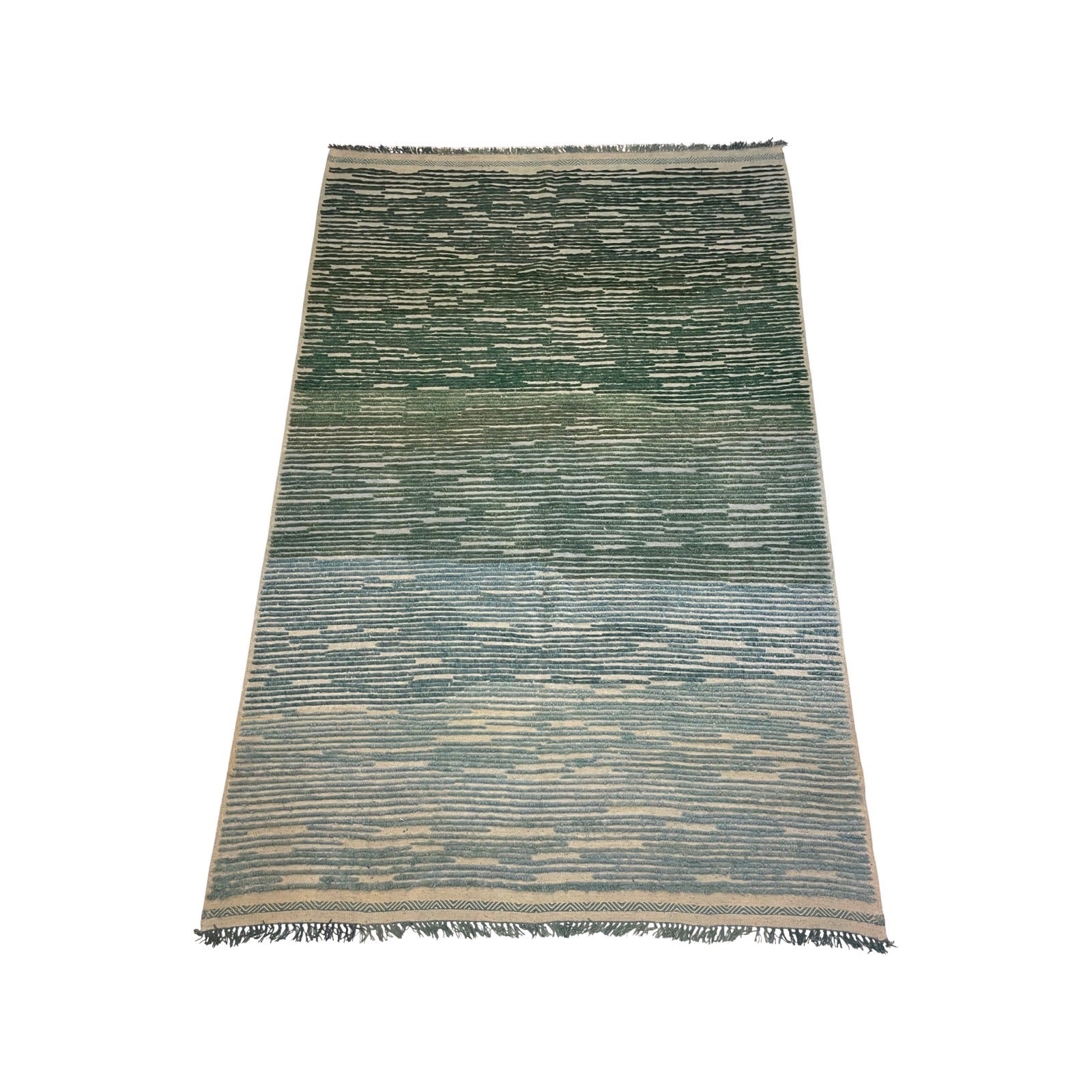 Blue and green ombré Moroccan rug - Kantara | Moroccan Rugs