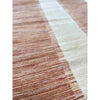 Pink and white wool Moroccan hallway runner - Kantara | Moroccan Rugs
