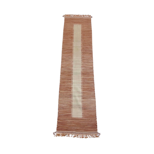 Pink and white Moroccan berber runner - Kantara | Moroccan Rugs