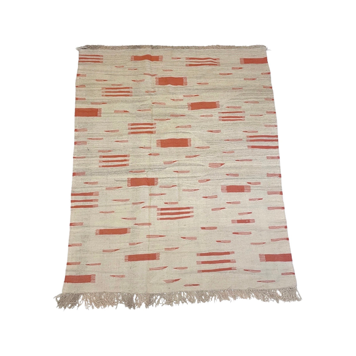 Peach discount throw rug