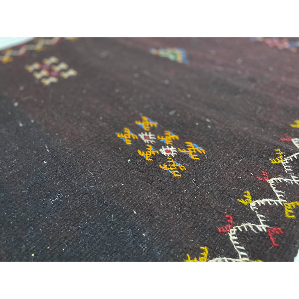 Handwoven n'zerbi Moroccan hallway runner - Kantara | Moroccan Rugs