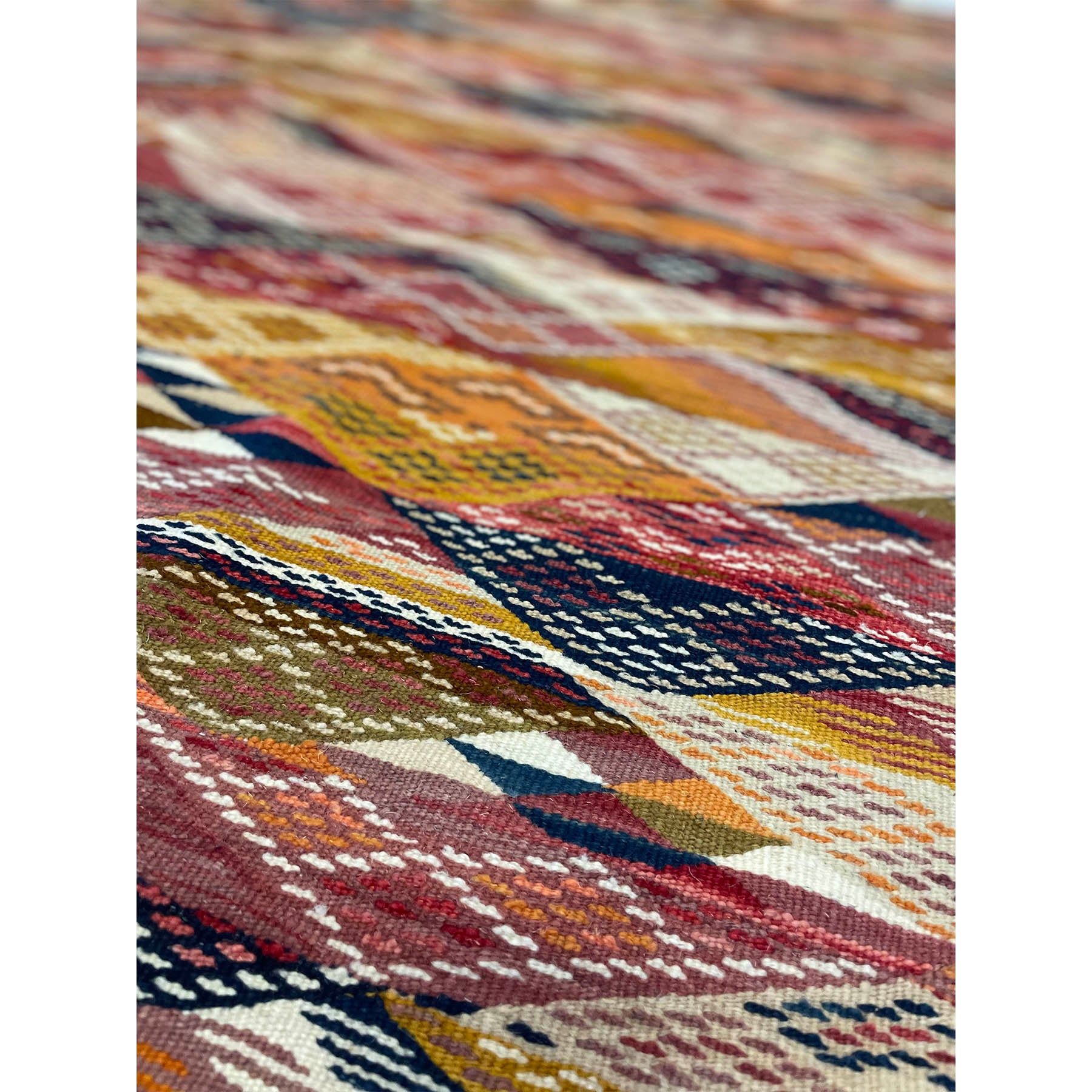 Colorful handwoven Moroccan berber kilim - Kantara | Moroccan Rugs