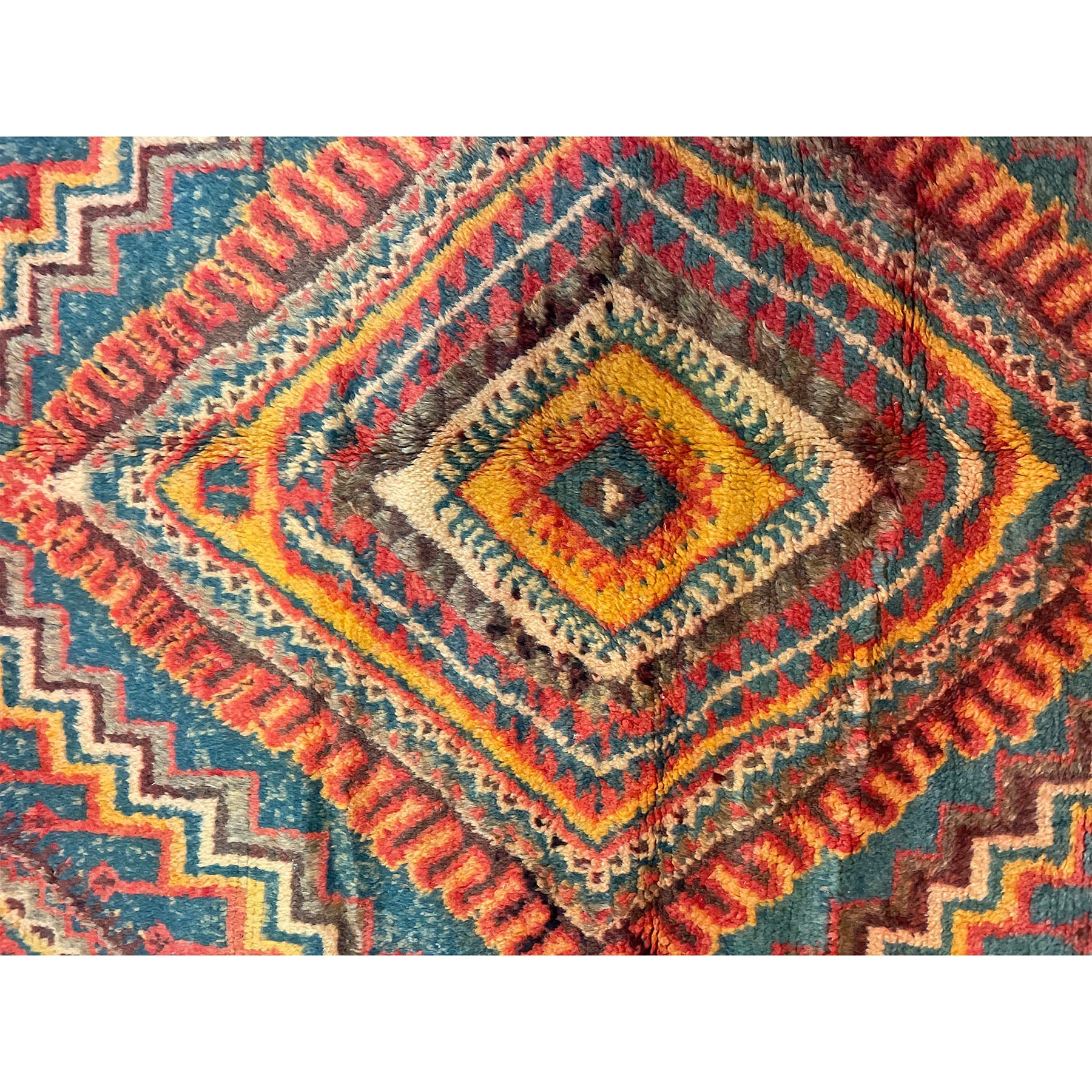 One of a kind vintage Moroccan diamond rug - Kantara | Moroccan Rugs
