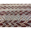Colorful red and white Moroccan geometric living room kilim - Kantara | Moroccan Rugs