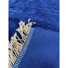 One of a kind cobalt blue Moroccan Beni Ourain rug - Kantara | Moroccan Rugs