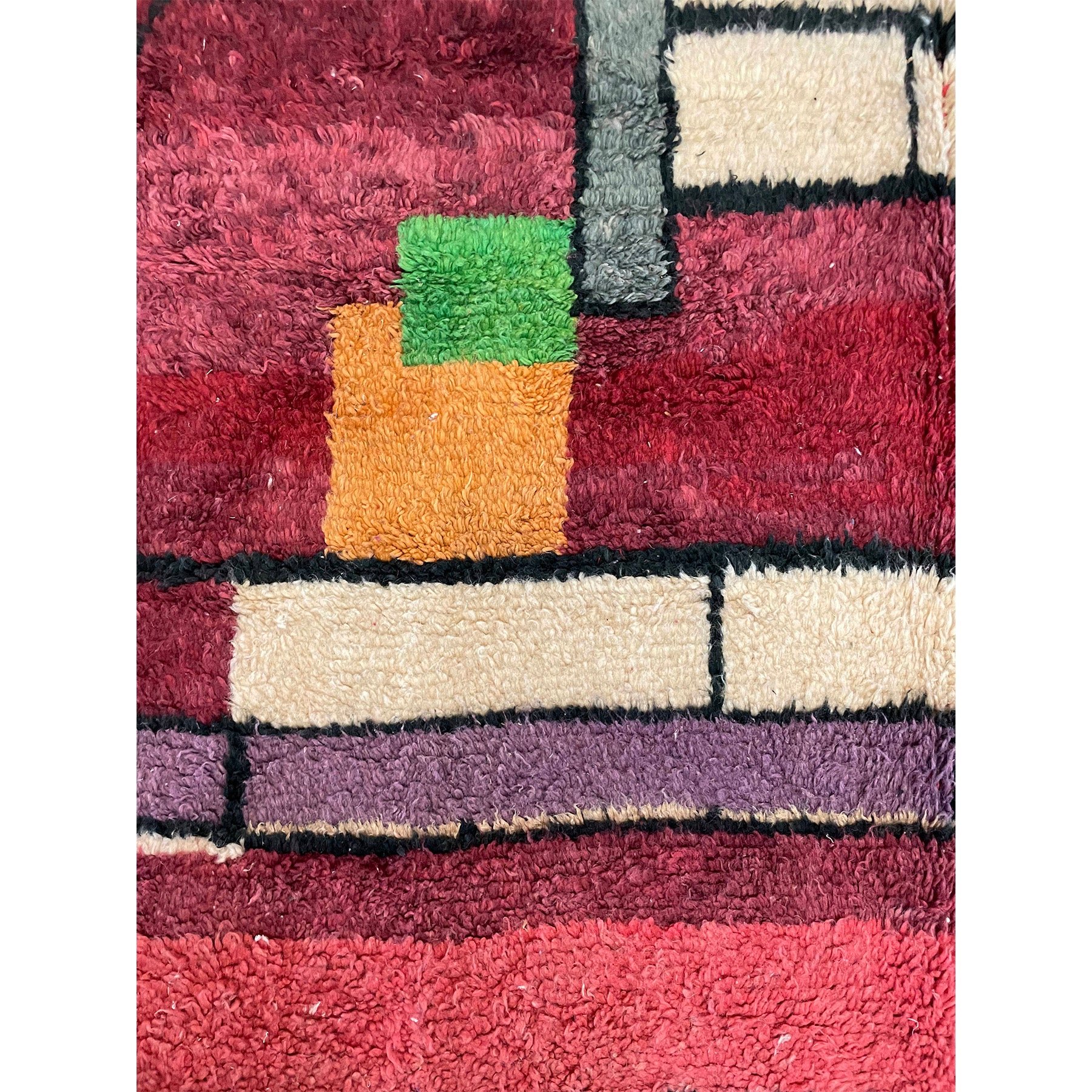 Purple and pink handwoven Moroccan area rug - Kantara | Moroccan Rugs