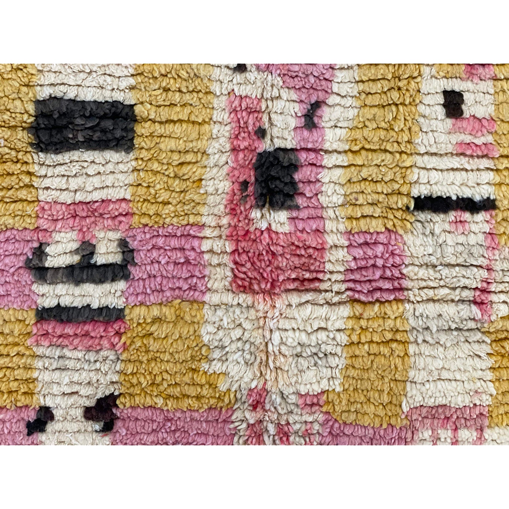 Bright yellow handwoven Moroccan rugs - Kantara | Moroccan Rugs