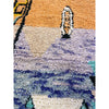Art deco Moroccan runner rug in yellow with tribal motifs - Kantara | Moroccan Rugs