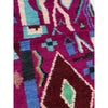 Colorful Moroccan diamond runner in berry purple - Kantara | Moroccan Rugs