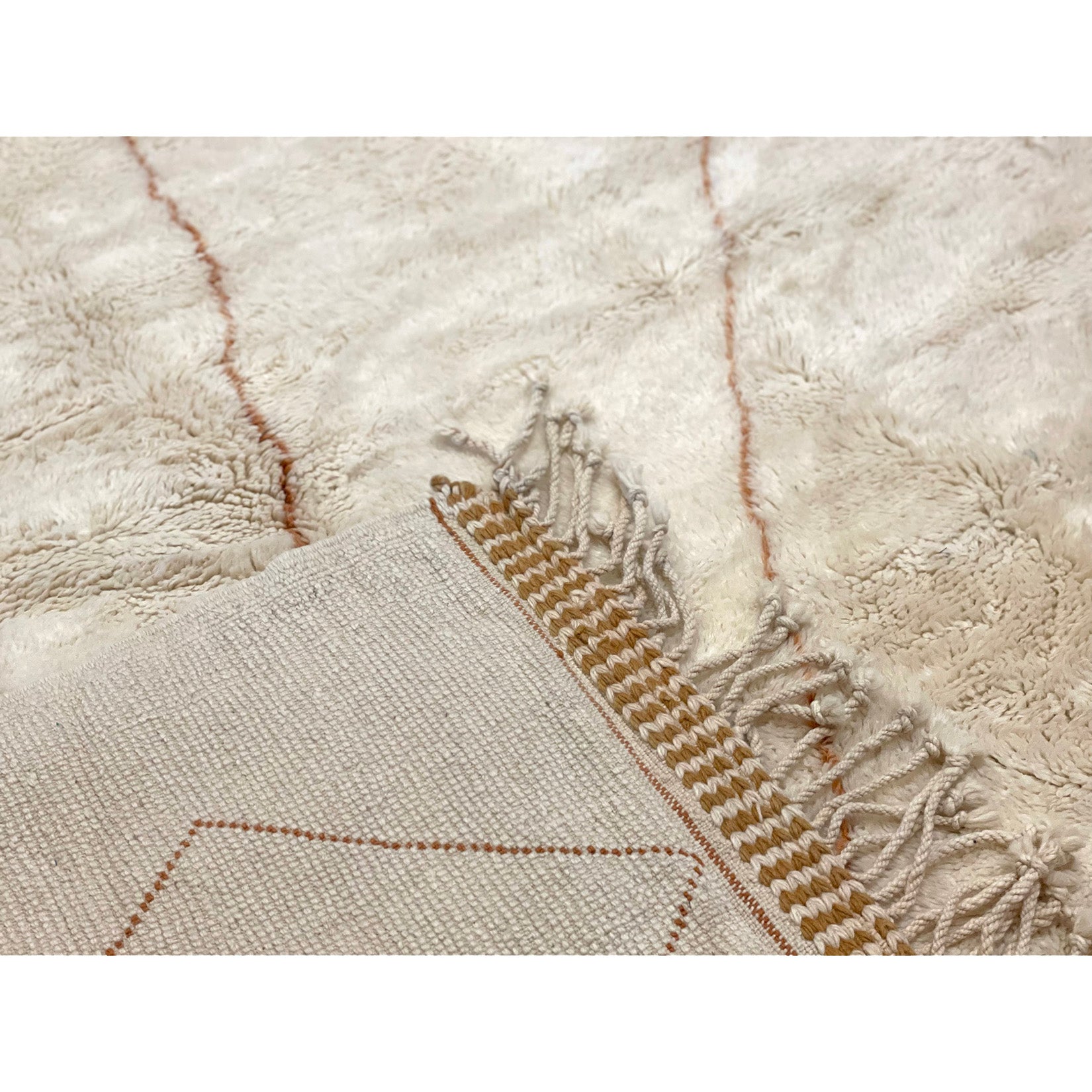 Handwoven cream colored oversize Moroccan rug - Kantara | Moroccan Rugs