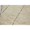 Detail of Mid century modern Moroccan trellis rug in white - Kantara | Moroccan Rugs