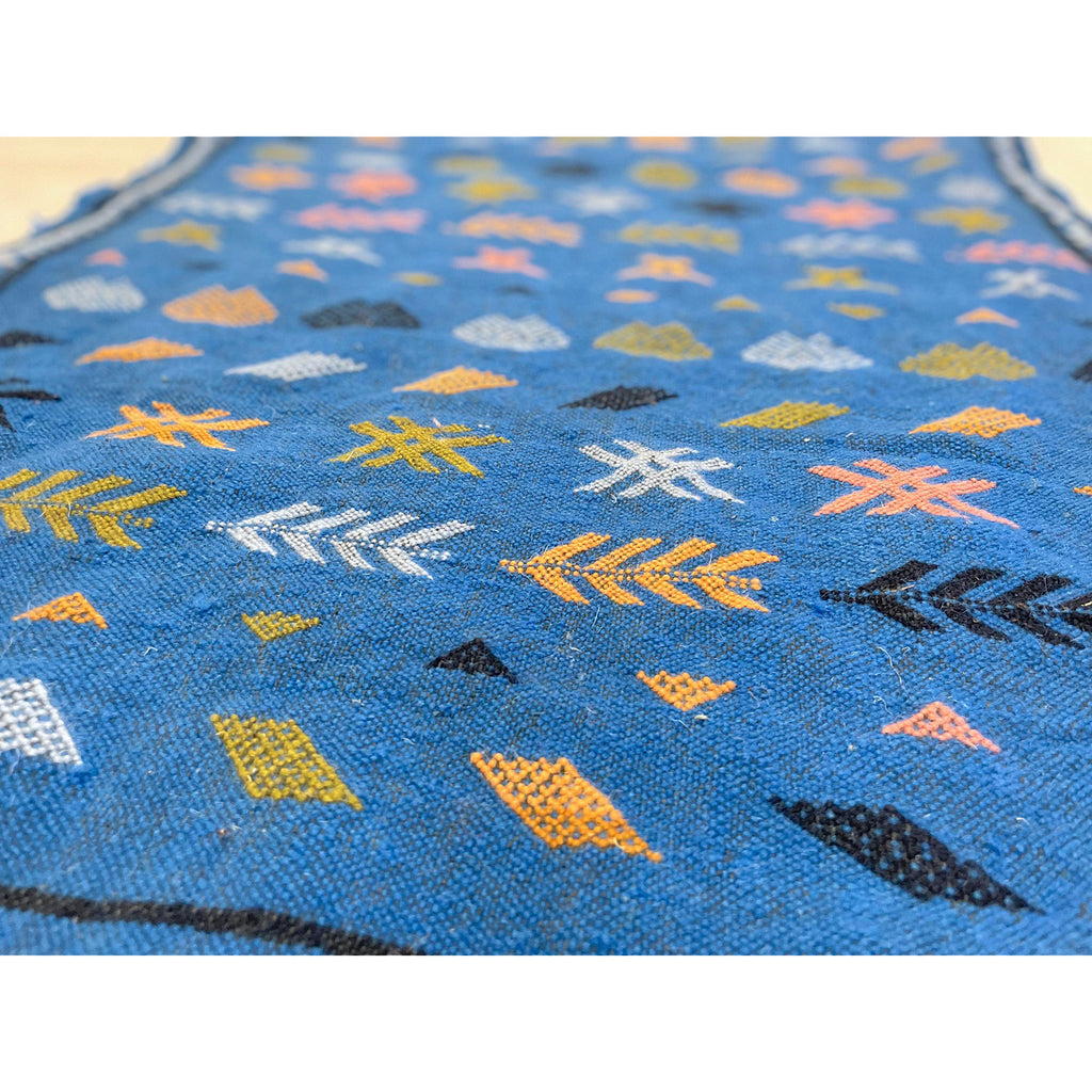 Colorful boho chic Moroccan hallway runner - Kantara | Moroccan Rugs